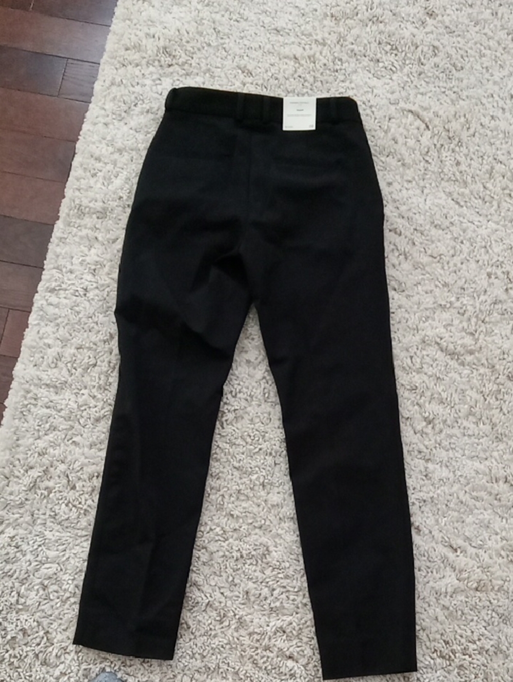 Banana Republic  black Sloan bistretch slim Ankle Length pants size O0 P NWT - Picture 5 of 5